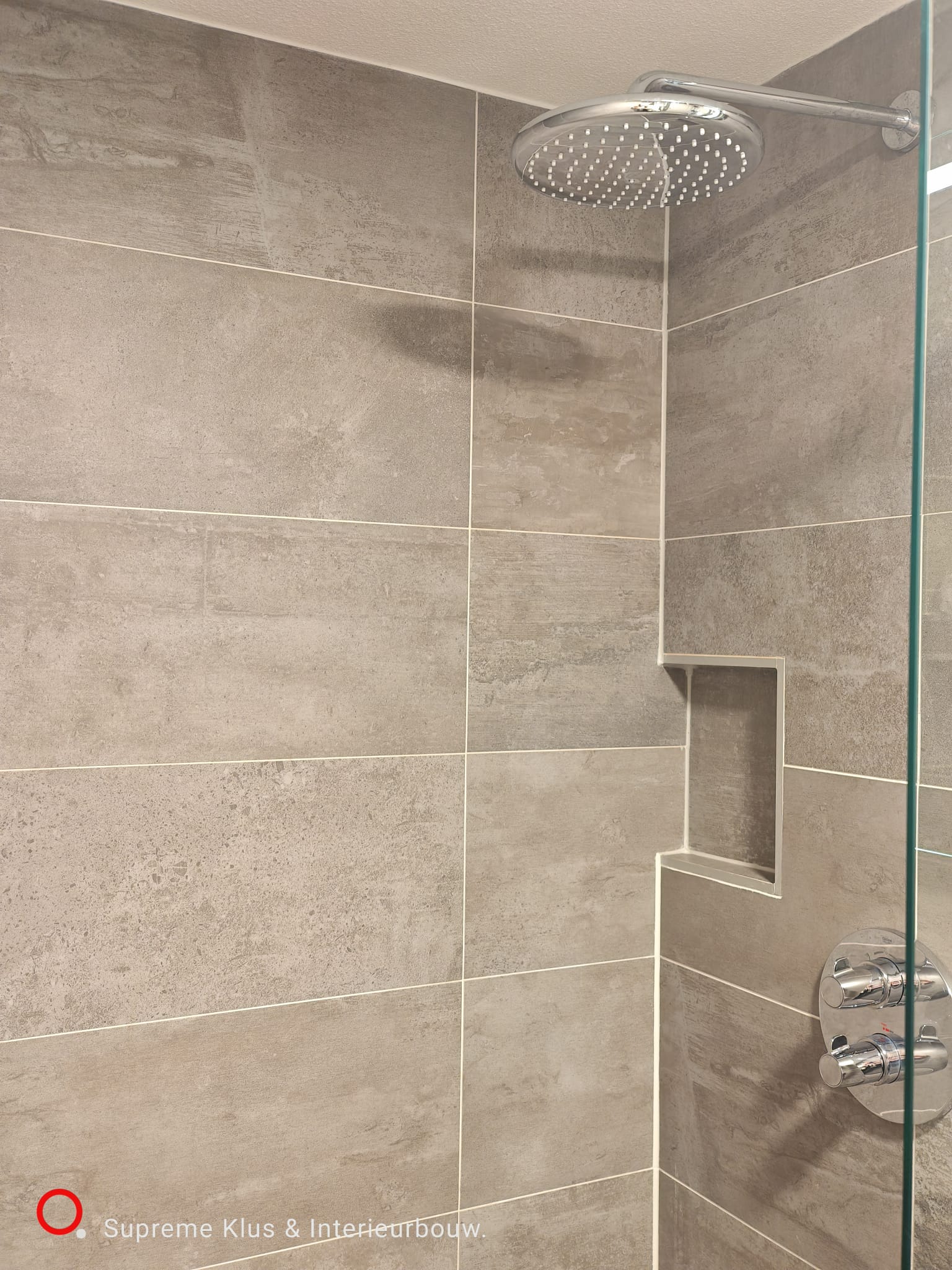 Inloopdouche met regendouche — Supreme Klus & Interieurbouw